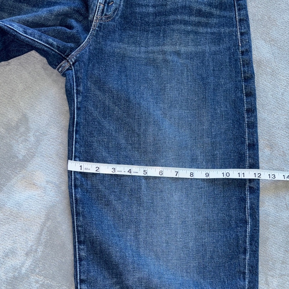MOTHER Straight-Leg Jeans in Deep Indigo - Picture 14 of 16